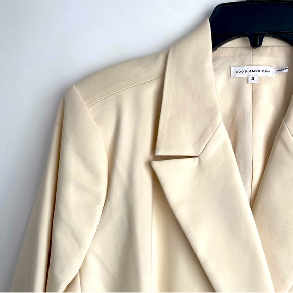 Good American Oversized The Boss 2.0 Double Breasted Blazer - NWT - Size 3 (L) - Picture 12 of 16